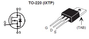 IXTP1R4N60P, Стандартный N-канальный силовой MOSFET